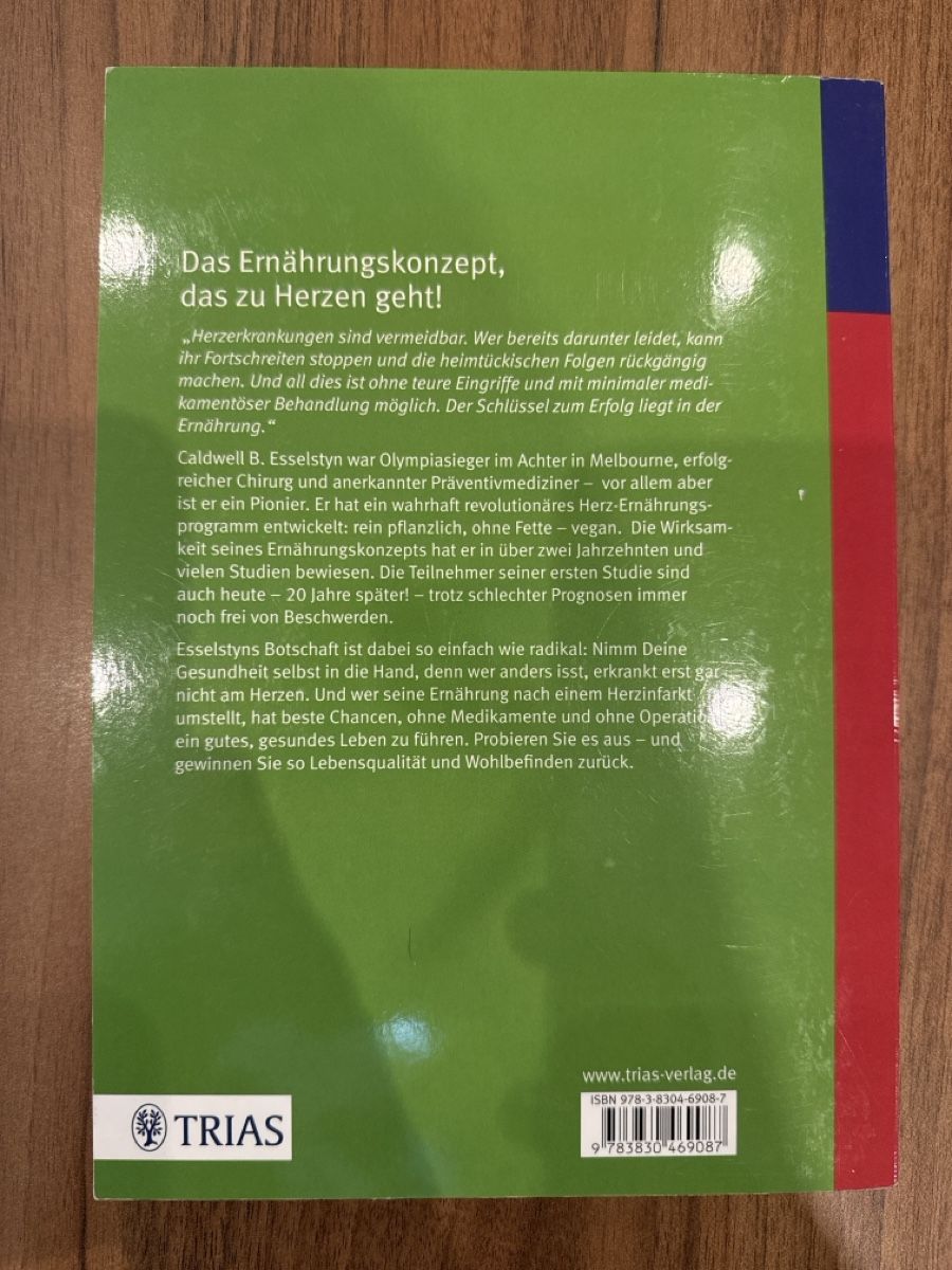Bücher: Essen gegen Herzinfarkt – Gebraucht aus Gossau ZH von Phelsuma01 2