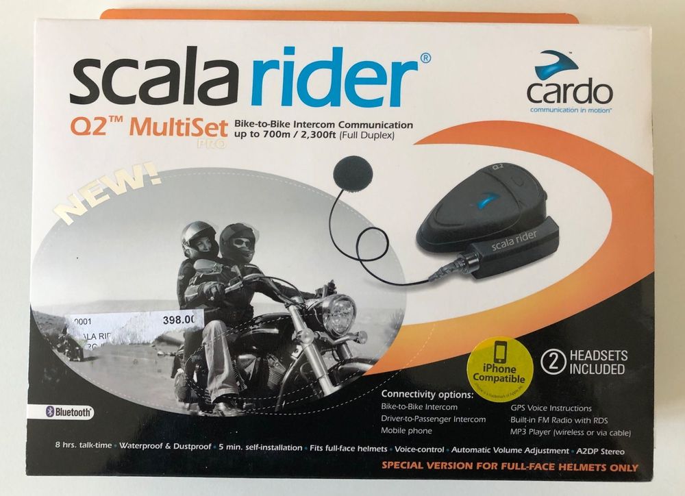 Cardo scala rider discount q2 multiset pro