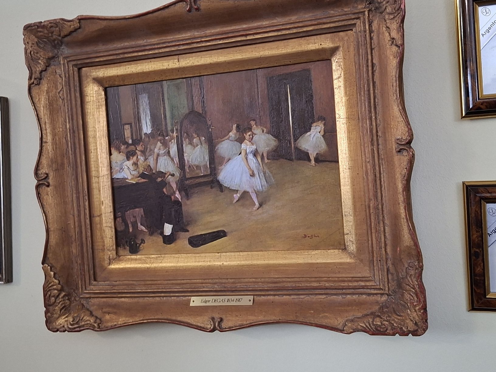 Dipinti: Edgar Degas Gemälde "Tänzerinnen" Repro. – Usato da Grossdietwil venduto da mahsoumi 1