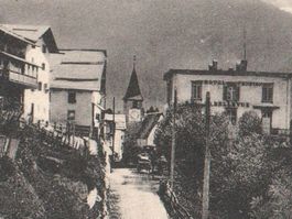 Gruss aus WIESEN: 5Bild-AK mit Hotel Bellevue,Edelweiss 1908