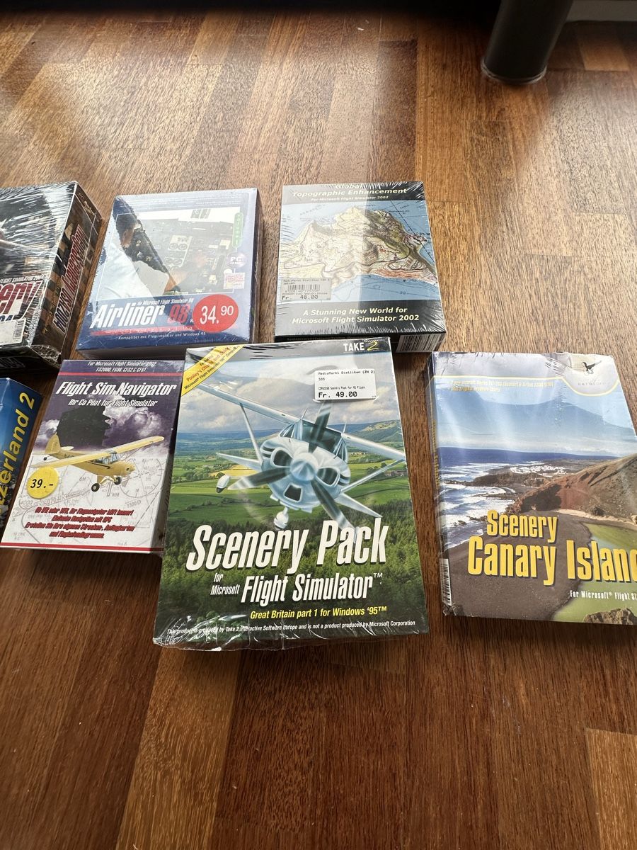 Microsoft Giochi: PC 9 mal Flugsimulator originalverpackt – Nuovo e nell'imballaggio originale da Zürich venduto da Kareljan 3