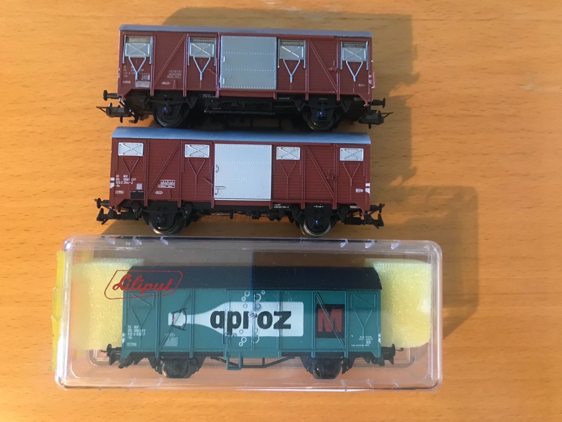 Roco Modellini di ferrovie: 3x SBB Güterwagen 2x Roco 1x Liliput – Usato da Luzern venduto da mey_s13