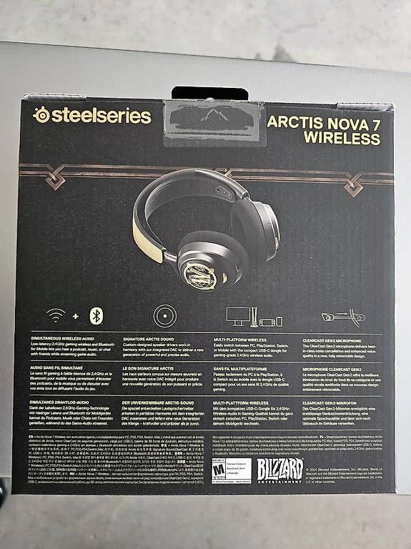 Kopfhörer: SteelSeries Arctis Nova 7 Wireless - WOW Edition – Gebraucht aus Mettau von BasarVerkauf 1