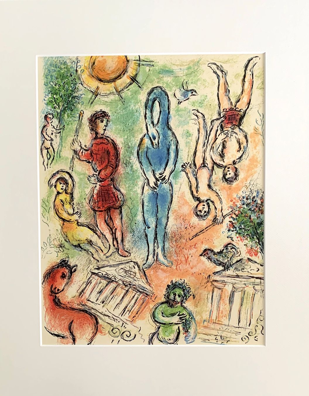 Grafica & Litografie: Marc Chagall   "Homer Die Odyssee"    3 Lithographien – Usato da Nennigkofen venduto da waltraub 1