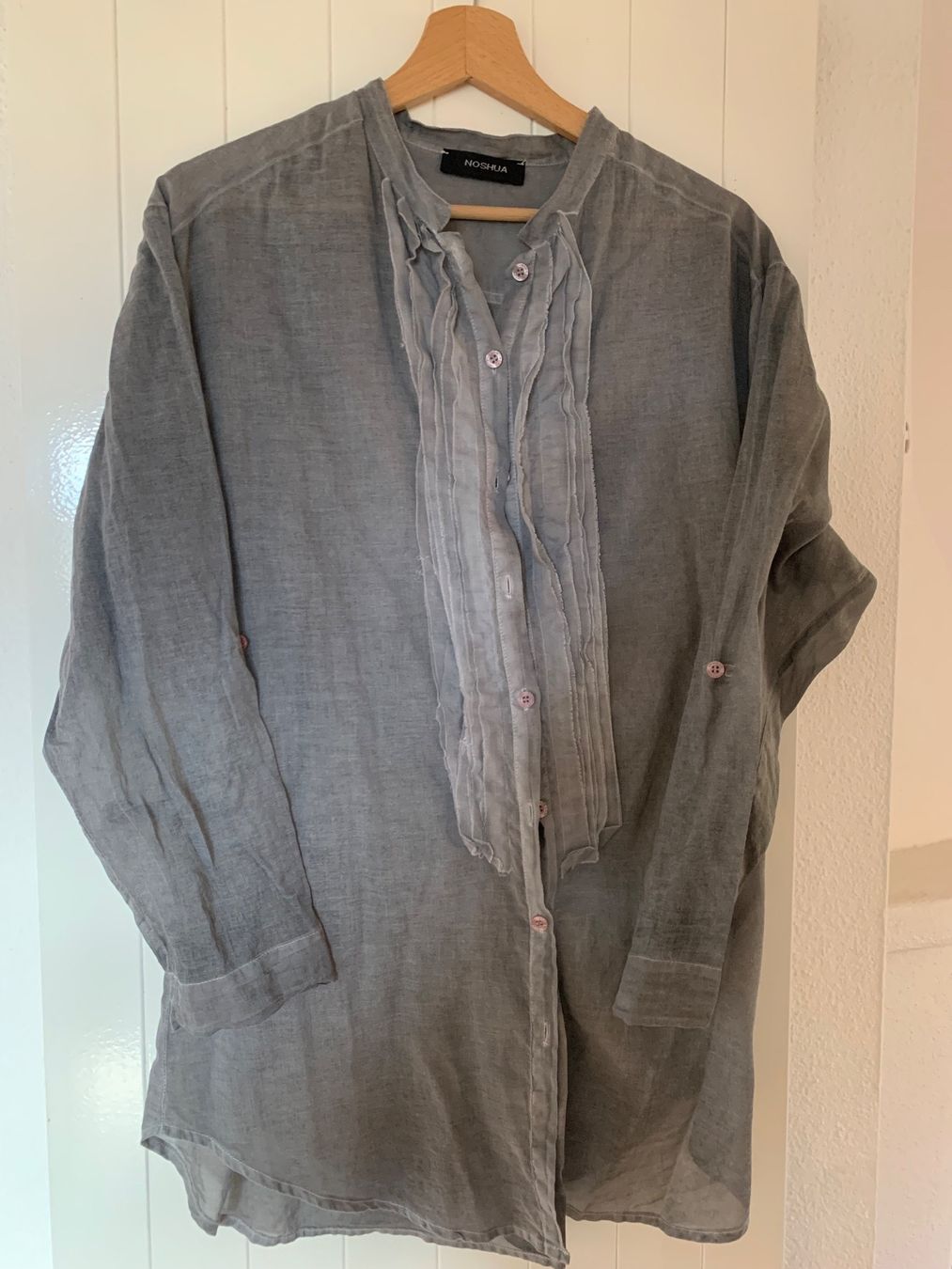 Camicette: Camicia cotone grigia tg 42 Italiana – Usato da Bellinzona venduto da rob_d6fz