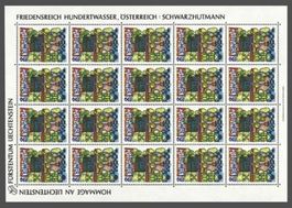 🇱🇮 1993 SÉRIE 1er jour «HOMMAGE AU LIECHTEN.« (LBK 100.00)