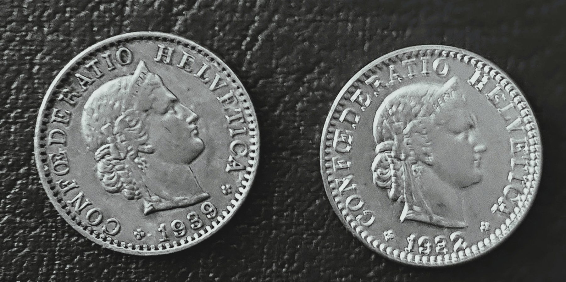 Tutti le monete: 20 Rappen 1932 und 1939 – Usato da Winterthur venduto da Saba1972 1