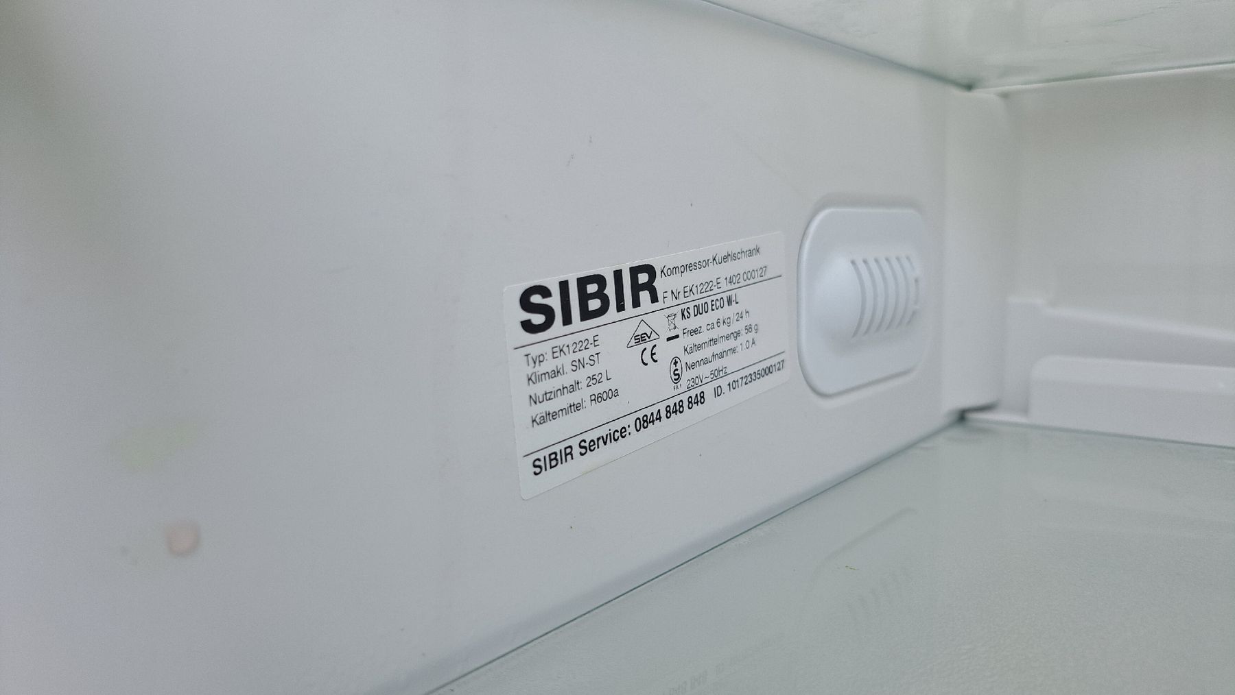 Sibir Kühlschrank: Kühlschrank Sibir, Elektrolux, Zug etc – Gebraucht aus Bischofszell von Haetti0 6