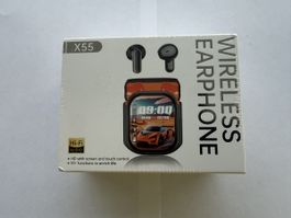 X55 TWS Wireless Earphone mit Ladebox neu