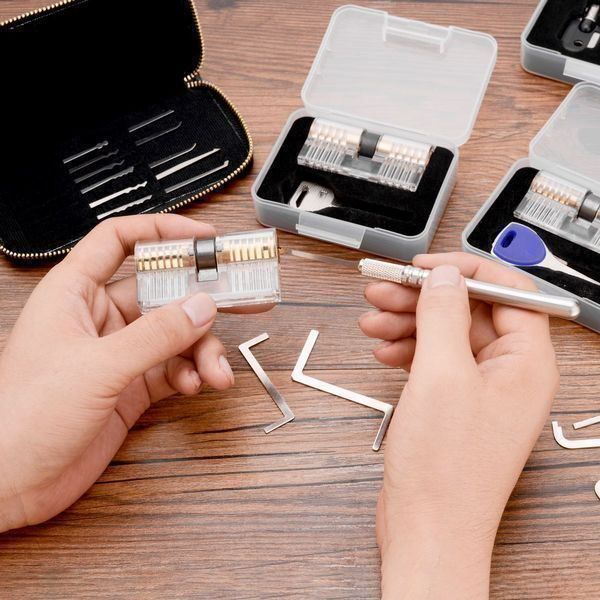 Professionelles 2-teiliges Dietrich-Set – Buntbartschlüssel Und Lockpicking-Werkzeuge Für Türöffnungen
