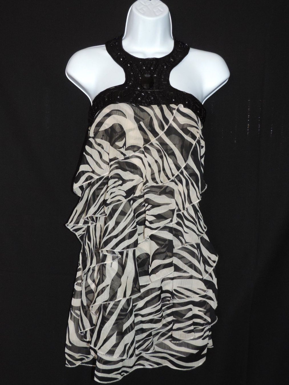 Kleider: robe tunique zèbre noir et blanc – Gebraucht aus Genève von Axelle333
