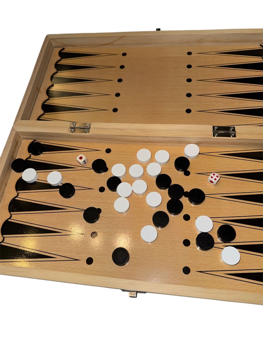 Giochi: Schach-Backgammon-Dame Game aus Holz – Nuovo e nell'imballaggio originale da Wolfhalden venduto da frischi1973 2