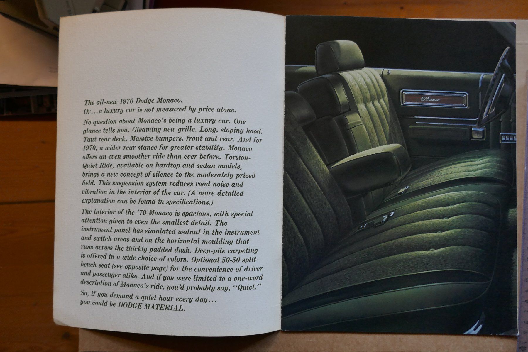 Dodge Documenti: DODGE Monaco   Originalprospekt – Usato da Madiswil venduto da ML911 2