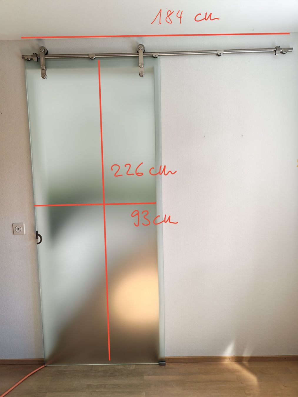 Porte: 2 Schiebetüren Glas – Usato da Luzern venduto da bluemountain01 6