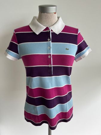 LACOSTE Polo-Shirt, Gr. 36 gestreift - CHF 189.-