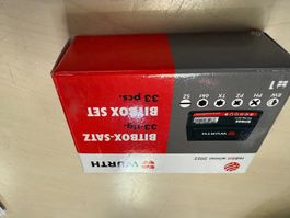 WURTH Coffret d'embouts de vissage PH, PZ, TX et fente