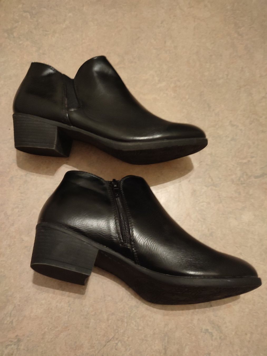 Damenschuhe: Damen Stiefeletten Gr.37 Leder schwarz – Gebraucht aus Biel/Bienne von ruggi03 2