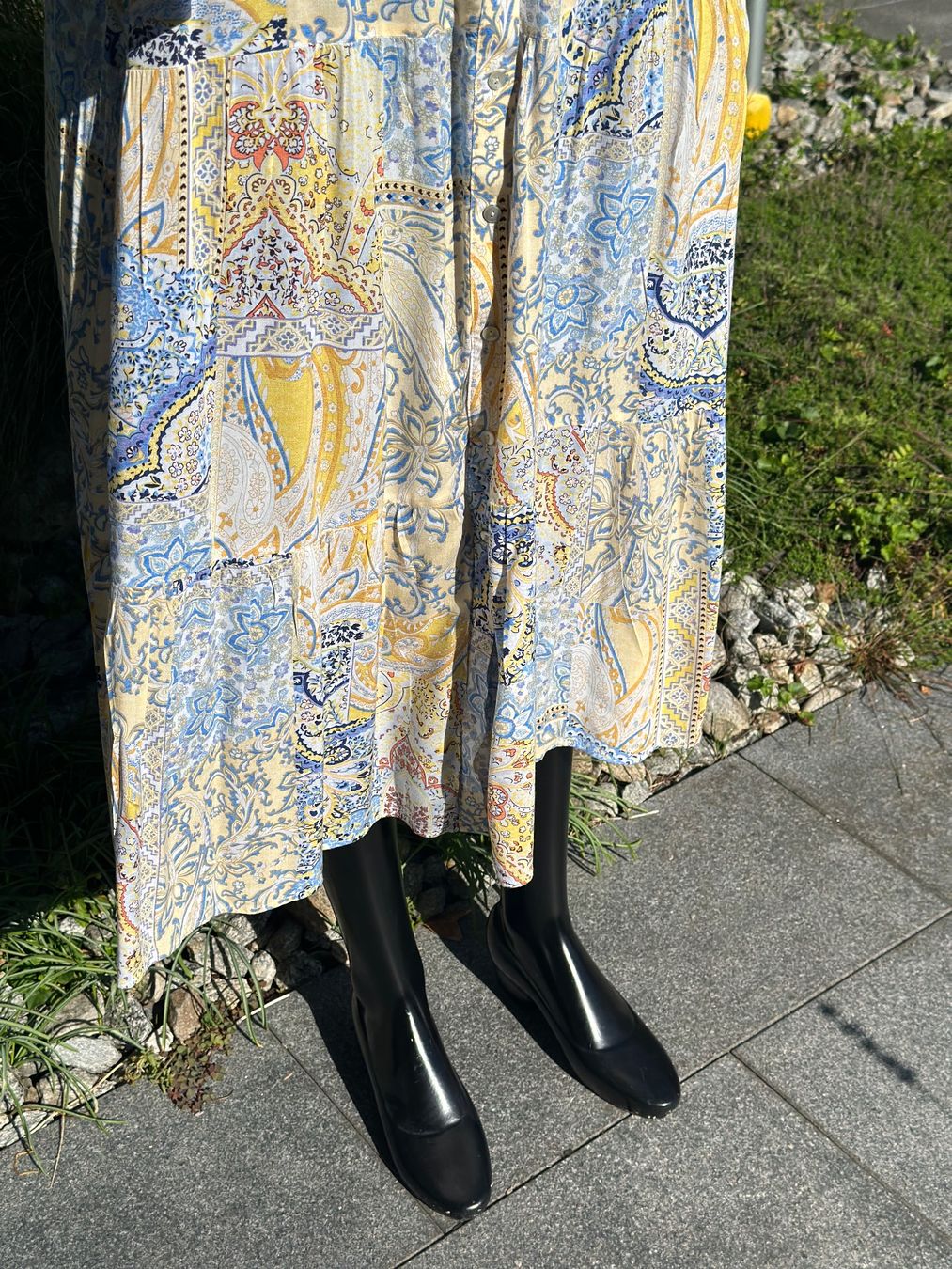 Zara Vestiti: ZARA Kleid, Gr. M, Boho-Print, fliessend, bunt, – Usato da Zufikon venduto da Modestil365 2