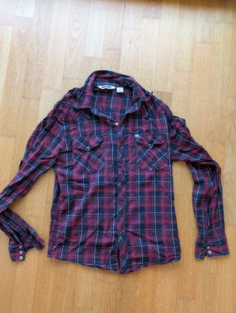 Trendiges Holzfäller Hemd von Salt Valley Western, M