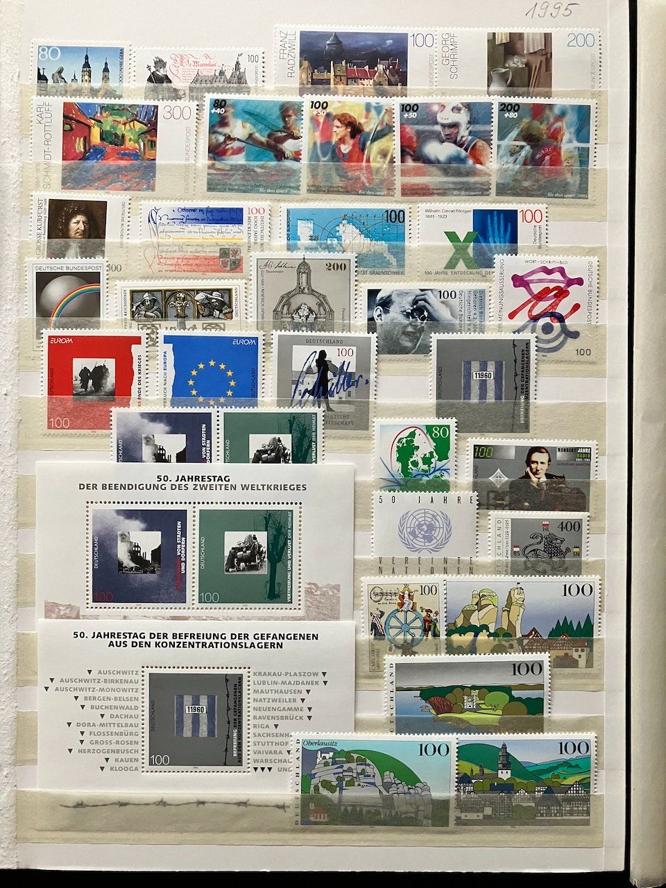 Tutti i francobolli: Lot Deutschland 1995 postfrisch – Usato da Nesslau venduto da andi_hon 1