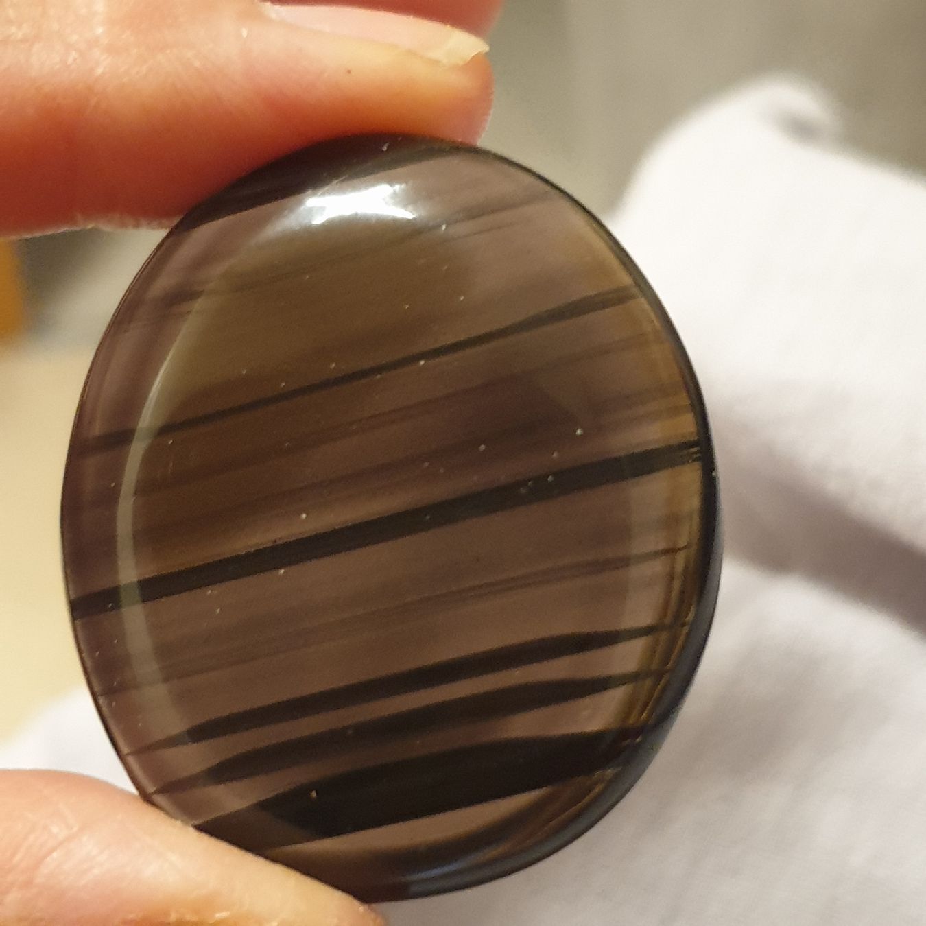 Minerali & Pietre curative: OBSIDIENNE TRES SPECIALE – Nuovo (secondo la descrizione) da SAXON venduto da Mariposita1428