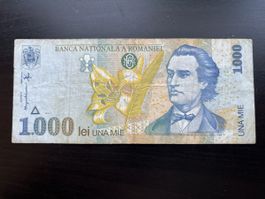 Billet Roumanie 🇷🇴 1000 lei 