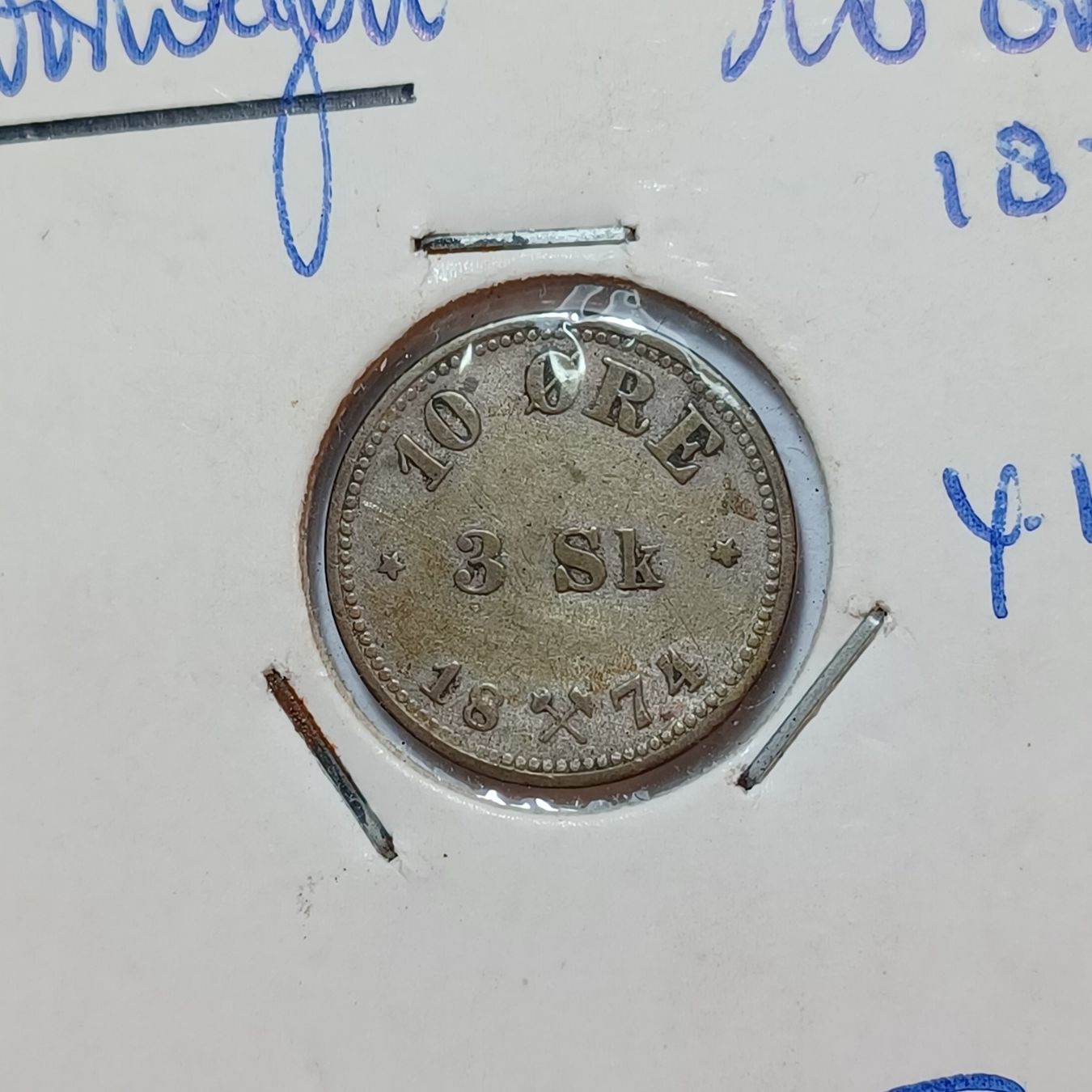 Tutti le monete: 10 Öre 1874 Norwegen – Usato da Pfäffikon ZH venduto da Welt_Muenzen