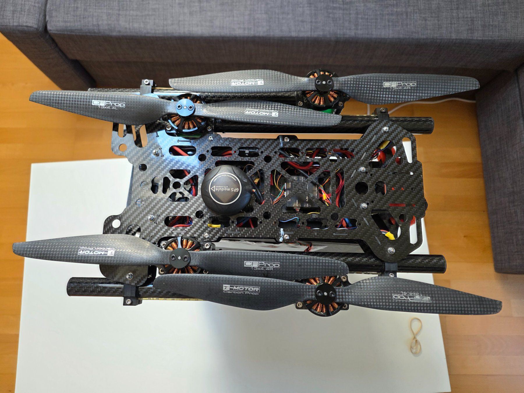 Modellismo RC: Falt-Quadrocopter "Black Snapper" T-Motor MN4006, Pixhawk – Usato da Eiken venduto da Marcovolt 5