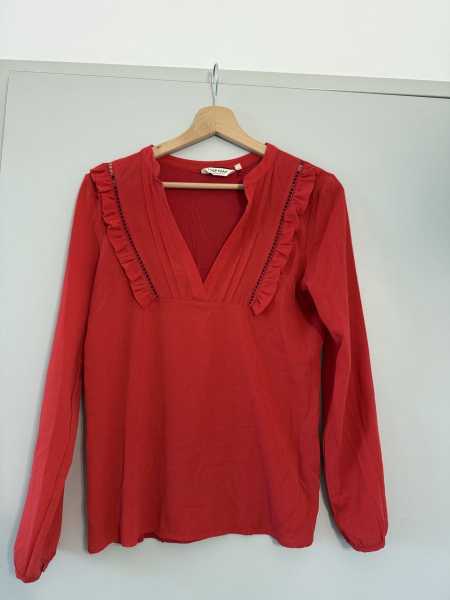 Nafnaf Camicette: Blouse rouge  – Nuovo (secondo la descrizione) da Le Grand-Saconnex venduto da ama_pc9p