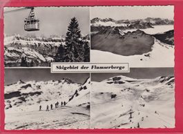 SKIGEBIET DER FLUMSERBERGE, 2.1.1960 (4-BILD)