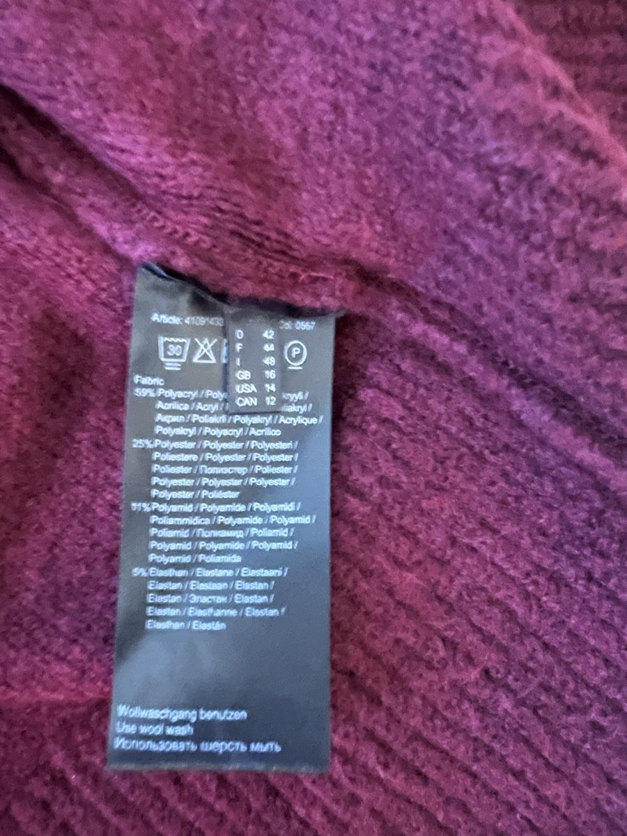 More & More Giacche: More & More Strickjacke, Grösse 42, Weinrot! – Usato da Zürich venduto da Marianne72 4