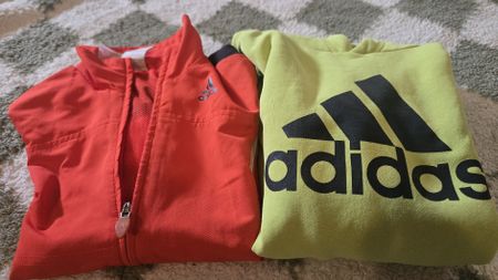 Adidas Set Jacke und Hoodie Grösse 128 bis 140 gebraucht