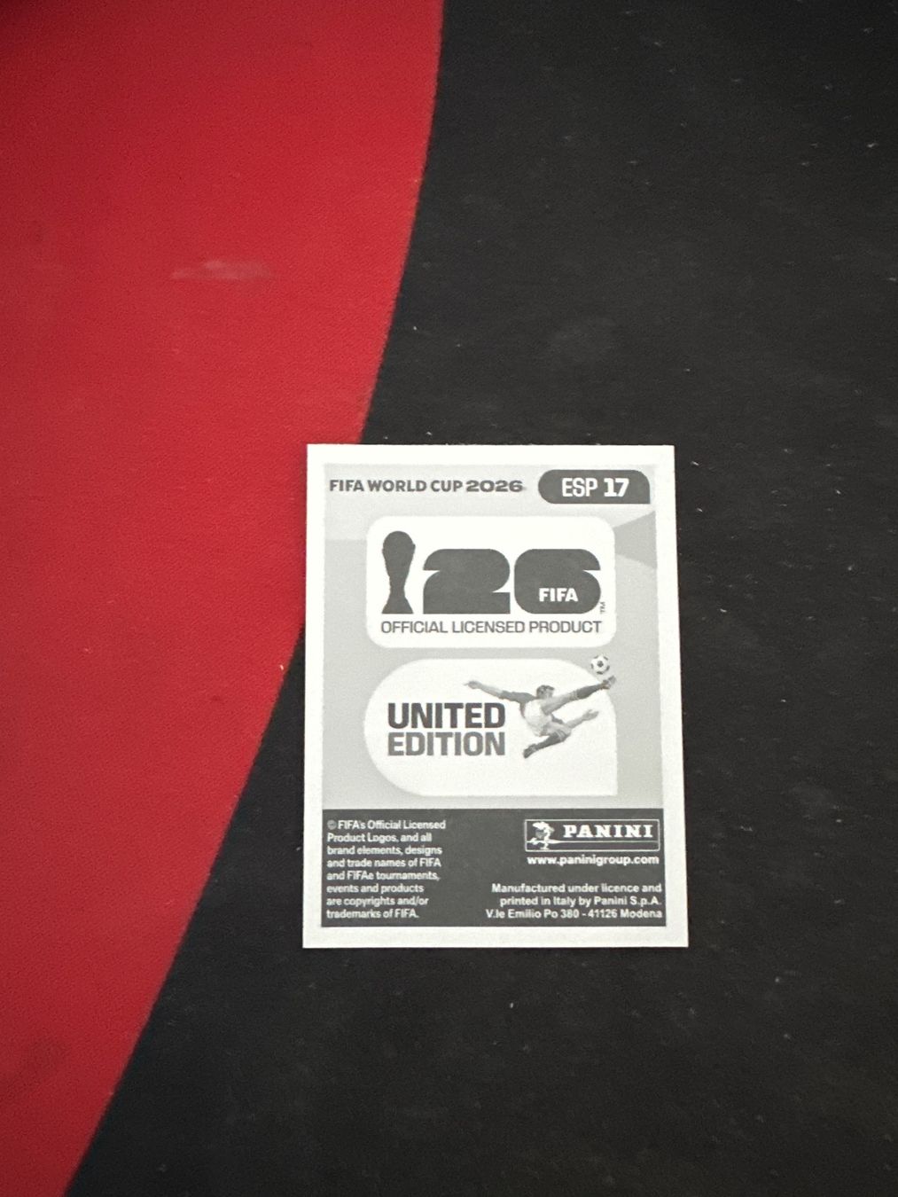 Panini Sammelbilder & Trading cards: Panini FIFA WM 2026 Sticker - ESP 17 – Gebraucht aus Sulz AG von DealWerk 1