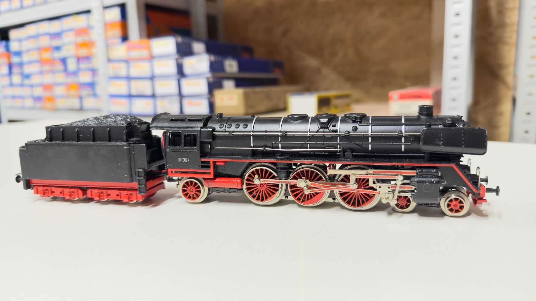 Trix Modellini di ferrovie: Trix Express Dampflok 3.Leitersystem H0 in OVP – Usato da Schlieren venduto da rat_lq6b 6
