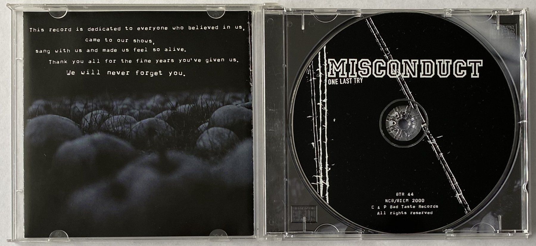 CD: Misconduct, One Last Try – Usato da Flums venduto da Asquillo 2