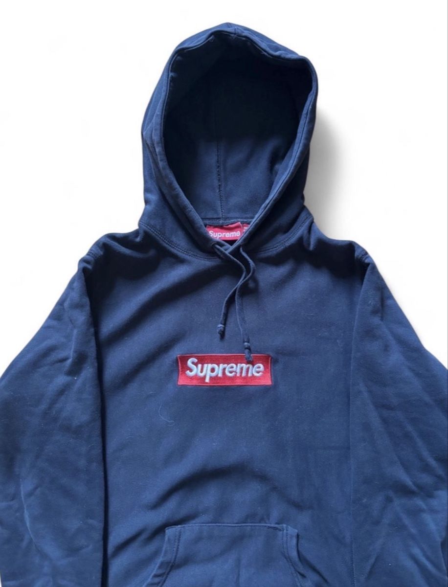 Maglioni & Felpe: Navy Supreme Box Hoodie – Nuovo (secondo la descrizione) da Itingen venduto da murmelis003 1