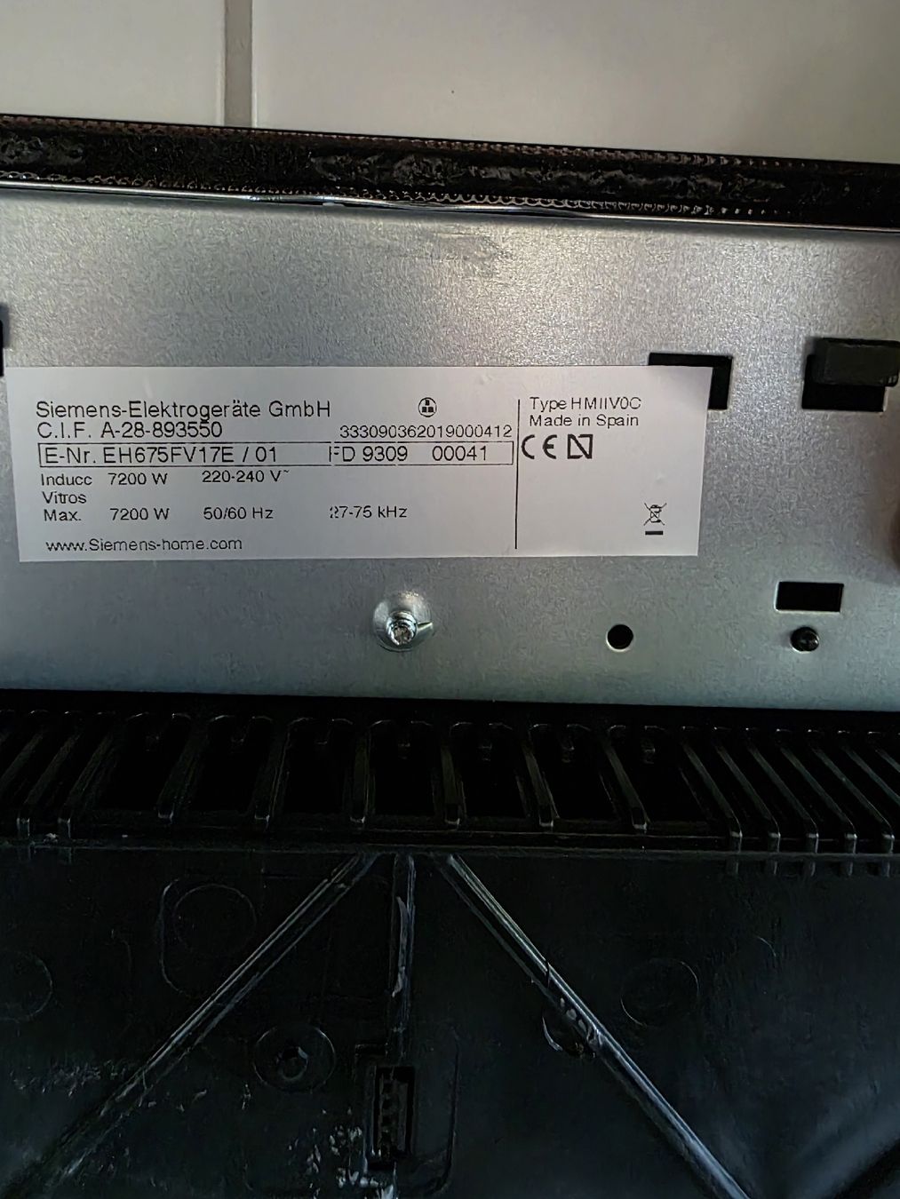 Siemens Cuisinières: Simens Induktionsfeld – D'occasion à Aadorf par Paedi_80 1