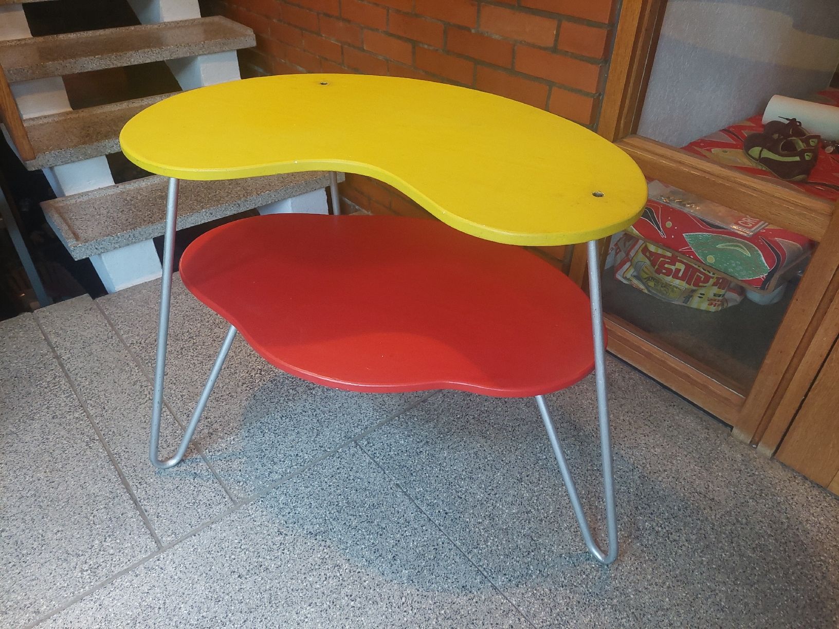 Scaffali: Etagère vintage modulable 60s atomic amoeba kidney – Usato da Lengnau BE venduto da Madame-Minouche 9