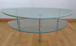 Crashglas-Salontisch