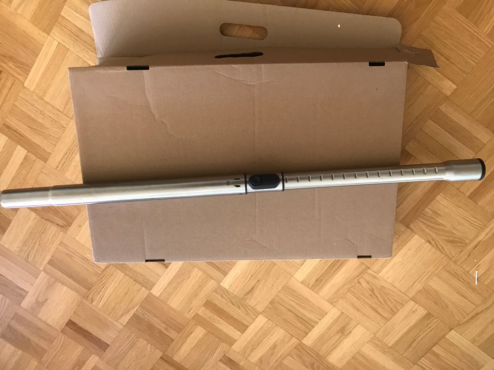 Tuyau Télescopique En Métal Argenté Pour Aspirateur Miele - Compatible S 5211, S 251i, S 8340