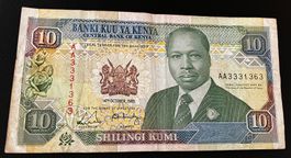 Kenia 10 Shilingi 1989 AA-Serie