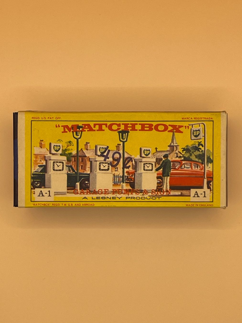 Matchbox Giocattoli: Matchbox Garage Pumps & Sign – Usato da Rüti ZH venduto da alumedien