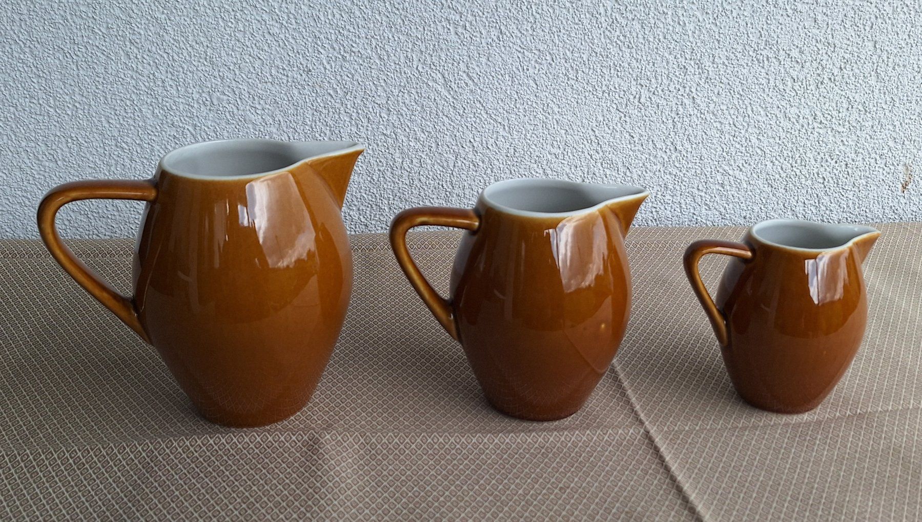 Rössler Caraffe: Rössler Milchkrug 0.75 l, braun – Usato da Altikon venduto da Fadb 2