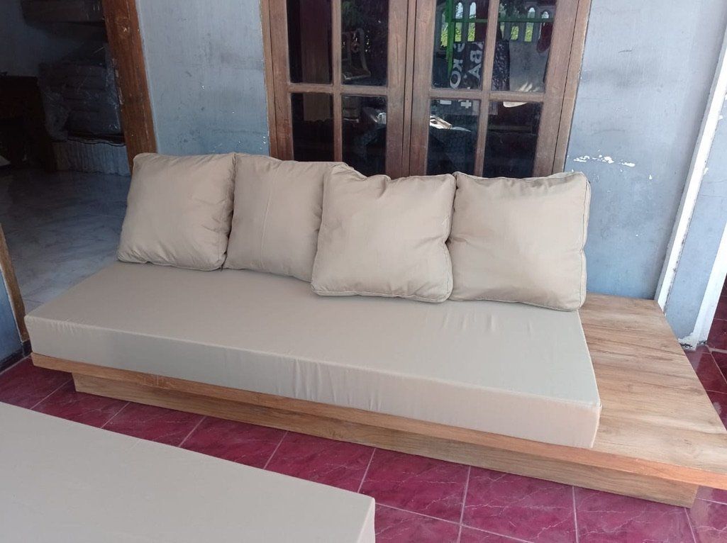 Divani: Lounge Sofa Gartensofa Teakholz Outdoormöbel Couch Sitzmöbel – Nuovo e nell'imballaggio originale da Daisendorf venduto da Wohn-Kult 3