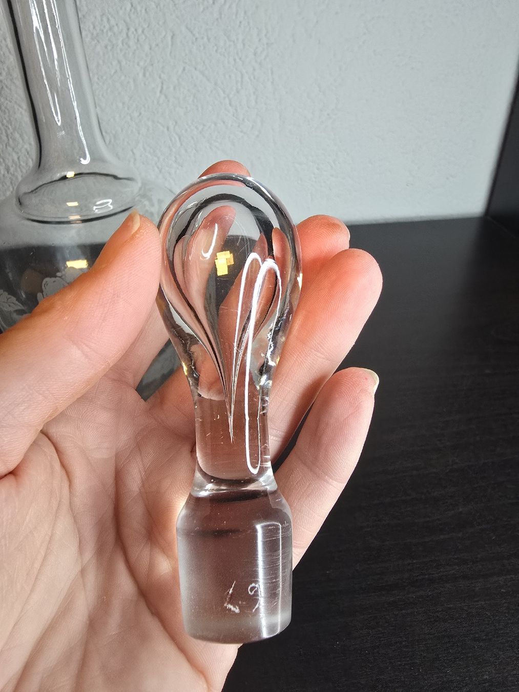 Caraffe: antike Glaskaraffe mit Stopfen *Uranglas* – Usato da Flamatt venduto da Tyrael01 6