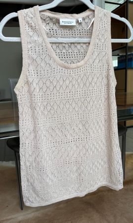 Top Bluse Gr. M-38 (Viskose, Leinen)