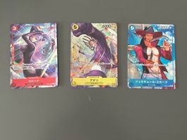 3 Japanische FullArt One piece