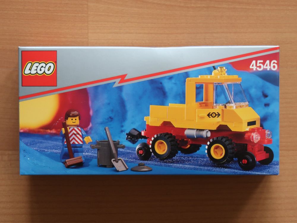 Lego Giocattoli: Lego Train 9V 4546 Road and Rail Maintenance – Nuovo e nell'imballaggio originale da Oberwil b. Büren venduto da nih_qt5f
