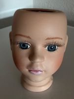 Puppenkopf Porzellan, Ersatz Kopf für Puppen, 9.5 cm