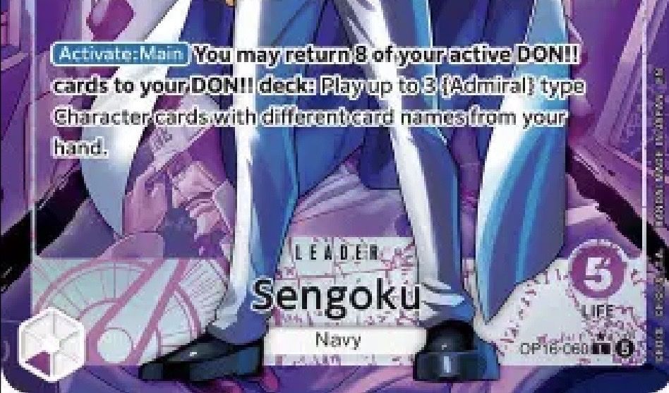 Bandai Sammelbilder & Trading cards: One Piece Card Sengoku Navy Leader 5000 – Neu (gemäss Beschreibung) aus Safenwil von chi_8cwc 1
